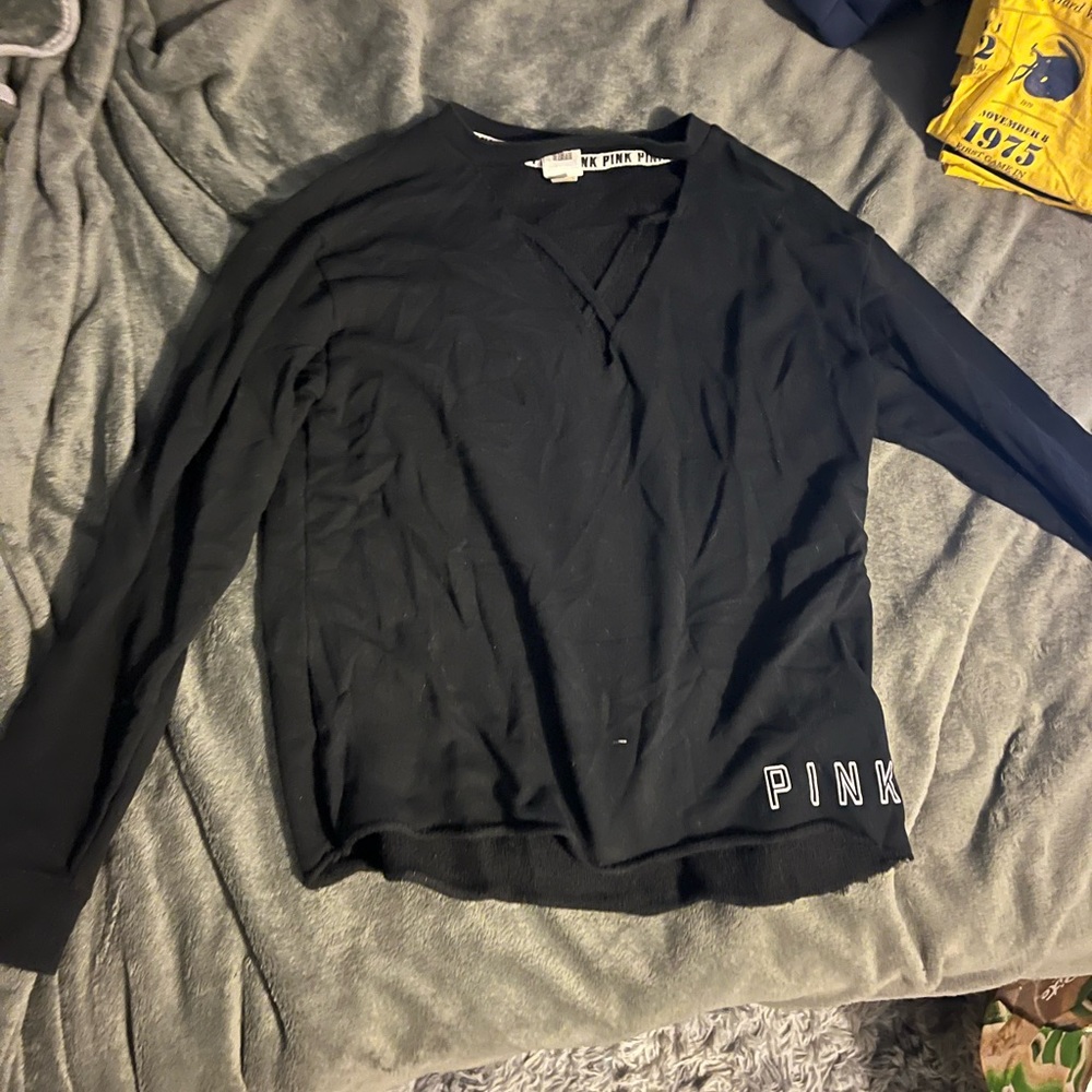 VS Pink Cutout Long Sleeve